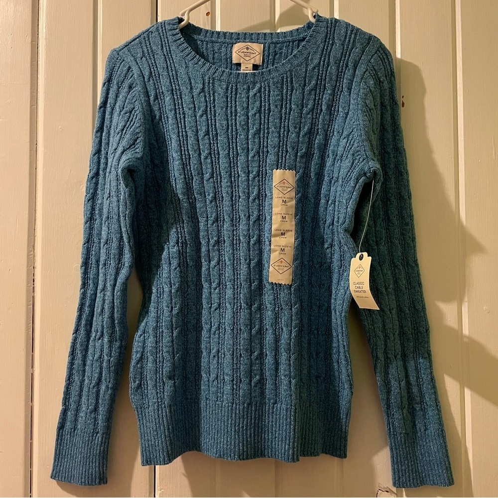 St. John’s Bay bundle of 3 cable knit sweaters-size medium NWT - Picture 2 of 5